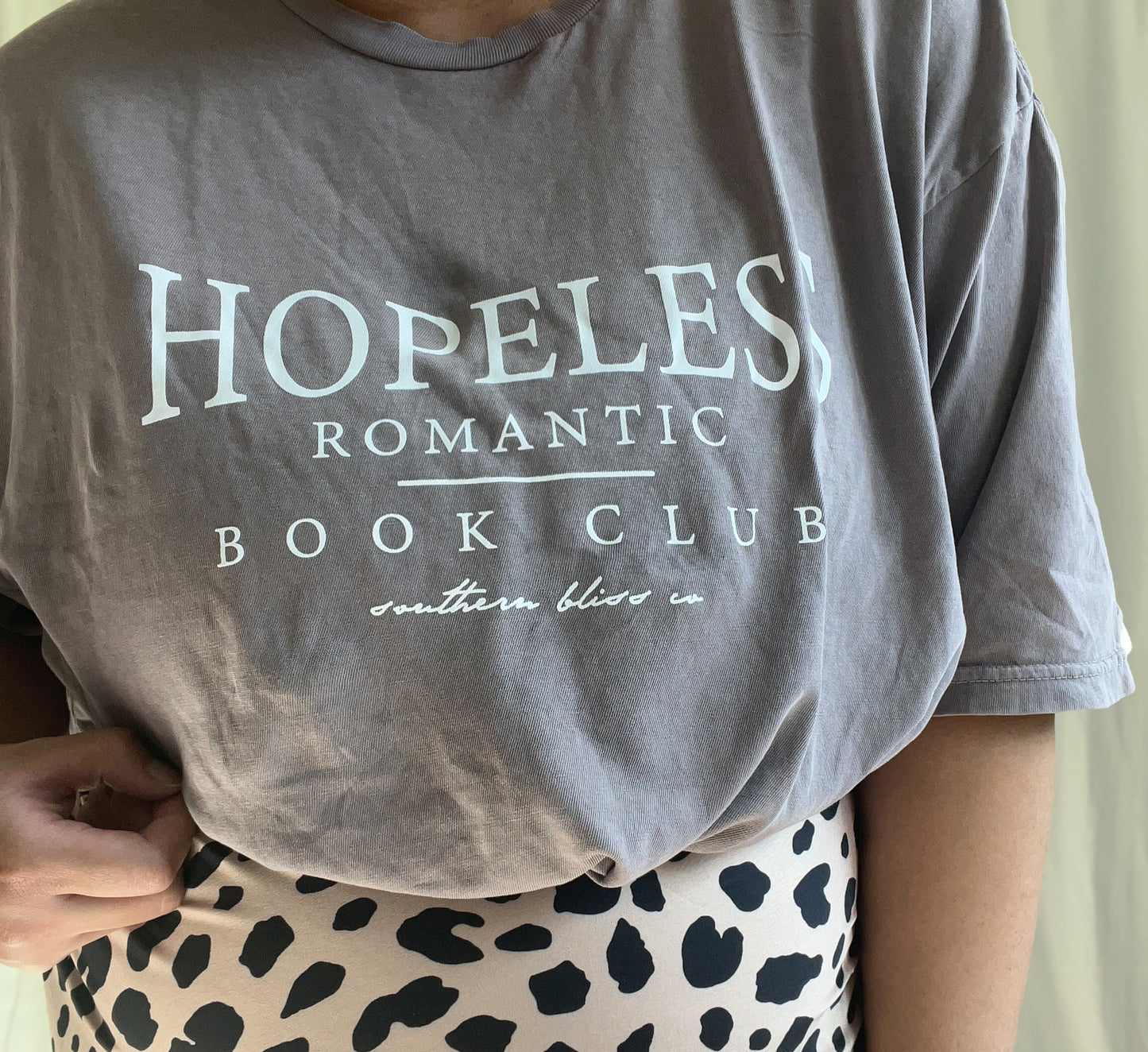 Hopeless Romantic Book Club Tee