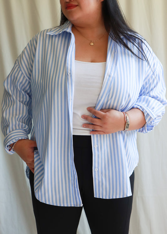 Addison Striped Button Down Shirt