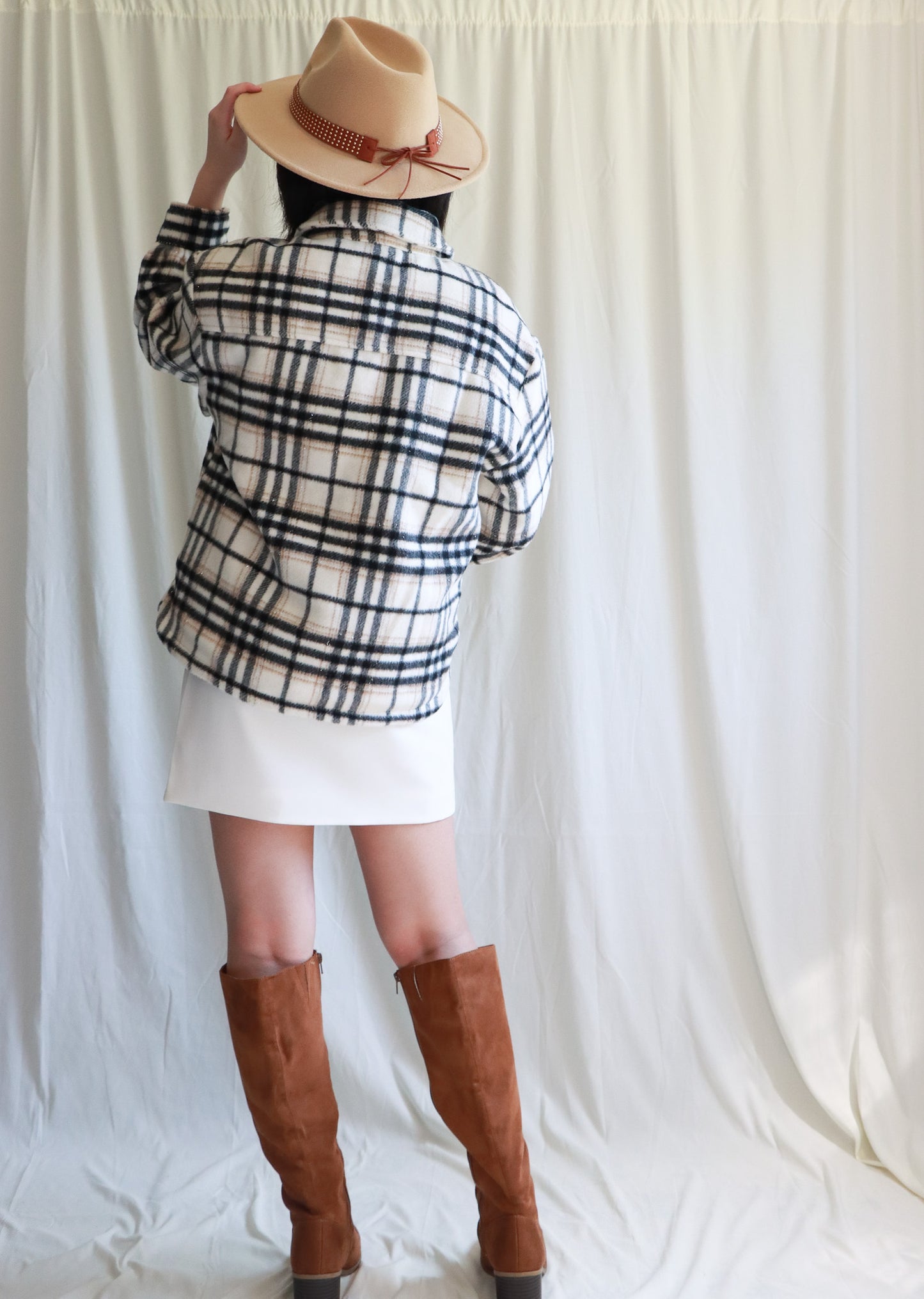 Natalie Plaid Jacket