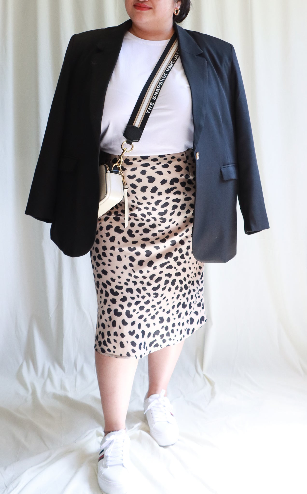 Haley Satin Cheetah Skirt